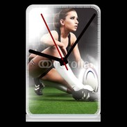Pendule de bureau Rugby féminin