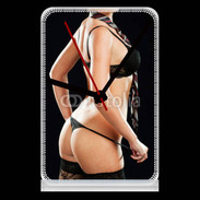 Pendule de bureau Lingerie de charme avec cravate