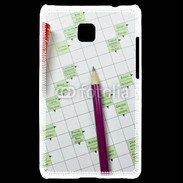 Coque LG Optimus L3 II Mots fléchés 1