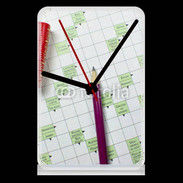 Pendule de bureau Mots fléchés 1