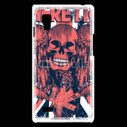Coque LG Optimus L9 Heretic tête de mort