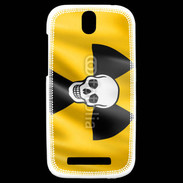 Coque HTC One SV Tête de mort radioactive