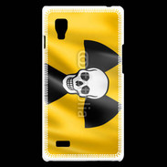 Coque LG Optimus L9 Tête de mort radioactive