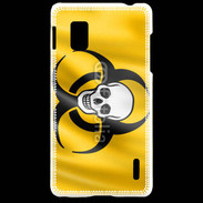 Coque LG Optimus G Tête de mort Biohazard
