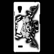 Coque LG Optimus L9 Tête de mort Gangster
