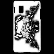 Coque LG Optimus G Tête de mort Gangster