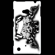 Coque Nokia Lumia 720 Tête de mort Gangster