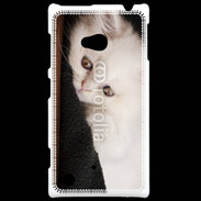 Coque Nokia Lumia 720 Chat persan blanc 5