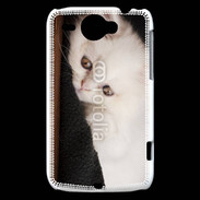 Coque HTC Wildfire G8 Chat persan blanc 5