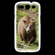 Coque Samsung Galaxy S3 Ours brun en ballade