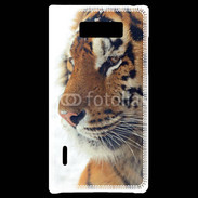 Coque LG Optimus L7 Portrait de tigre 5