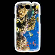 Coque Samsung Galaxy S3 Poisson et coraux de toutes les couleurs