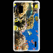 Coque LG Optimus G Poisson et coraux de toutes les couleurs