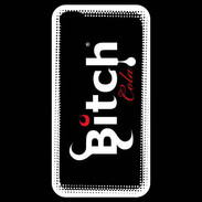 Coque iPhone 4 / iPhone 4S Bitch Cola fond noir