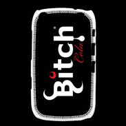 Coque Blackberry Curve 9320 Bitch Cola fond noir