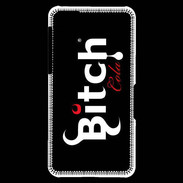 Coque Blackberry Z10 Bitch Cola fond noir