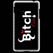 Coque LG Optimus G Bitch Cola fond noir