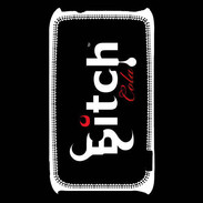 Coque Sony Xperia Typo Bitch Cola fond noir