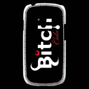 Coque Samsung Galaxy S3 Mini Bitch Cola fond noir