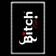 Etui carte bancaire Bitch Cola fond noir