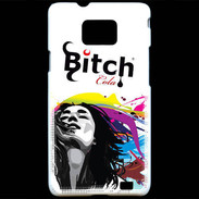 Coque Samsung Galaxy S2 Bitch cola et fille