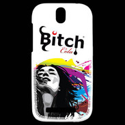 Coque HTC One SV Bitch cola et fille