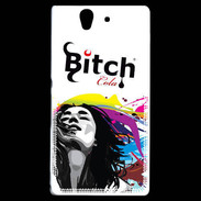 Coque Sony Xperia Z Bitch cola et fille