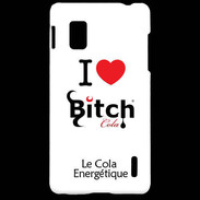 Coque LG Optimus G I love Bitch Cola 2