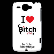 Coque HTC Wildfire G8 I love Bitch Cola 2