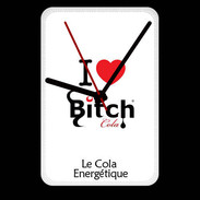 Grande pendule murale I love Bitch Cola 2