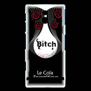 Coque Sony Xperia P Bitch Cola goutte