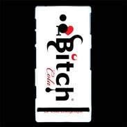 Coque Sony Xperia P I love Bitch Cola