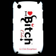 Coque Blackberry 8520 I love Bitch Cola