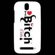 Coque HTC One SV I love Bitch Cola