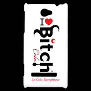 Coque HTC Windows Phone 8S I love Bitch Cola