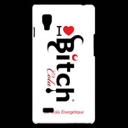 Coque LG Optimus L9 I love Bitch Cola