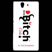 Coque Sony Xperia Z I love Bitch Cola