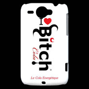 Coque HTC Wildfire G8 I love Bitch Cola