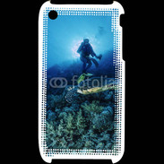 Coque iPhone 3G / 3GS Tortue et plongeur