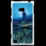 Coque Nokia Lumia 720 Tortue et plongeur