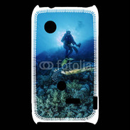 Coque Sony Xperia Typo Tortue et plongeur