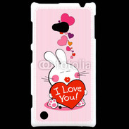 Coque Nokia Lumia 720 I love you Bunny