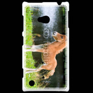 Coque Nokia Lumia 720 Poulain marron et blanc