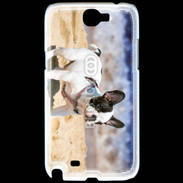 Coque Samsung Galaxy Note 2 Bulldog français nain