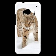 Coque HTC One Lynx des neiges