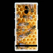 Coque Sony Xperia P Abeilles dans une ruche