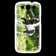 Coque Samsung Galaxy S3 Poulain noir et blanc