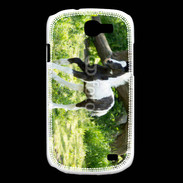 Coque Samsung Galaxy Express Poulain noir et blanc