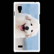 Coque LG Optimus L9 Chiot Golden retriever 16