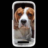 Coque HTC One SV Portrait de Beagle 5
